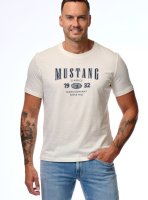 Pánské tričko k.r. MUSTANG bílé