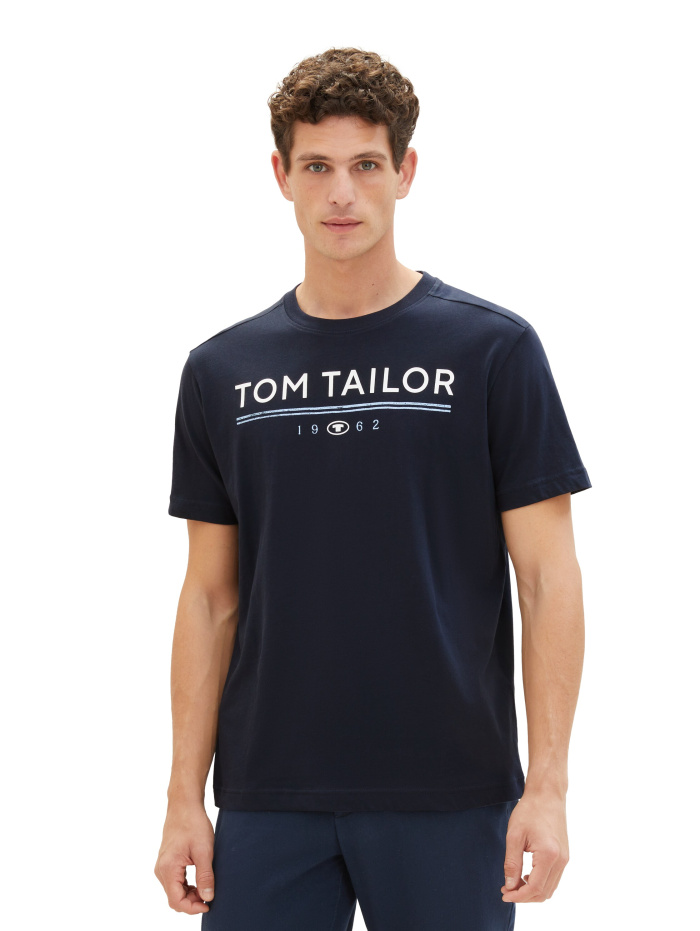 Pánské tričko k.r. TOM TAILOR modré