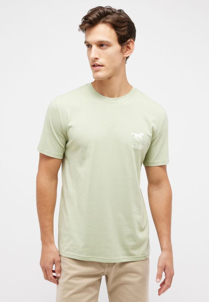 Pánské tričko k.r. MUSTANG zelené