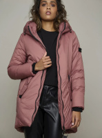 Dámský zimní kabát  RINO & PELLE Nadil růžový