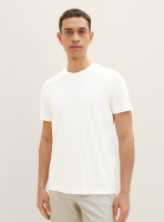Pánské tričko  Tom Tailor  bílé