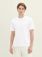 Pánské tričko 2-PACK Tom Tailor  bílé