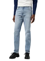 Pánské džíny WRANGLER Greensboro  světle modré-seprané