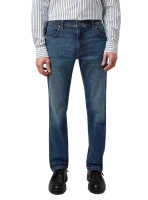 Pánské džíny WRANGLER Greensboro tmavě modré-seprané