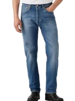 Pánské džíny LEVI'S 501 klasicky modré-seprané