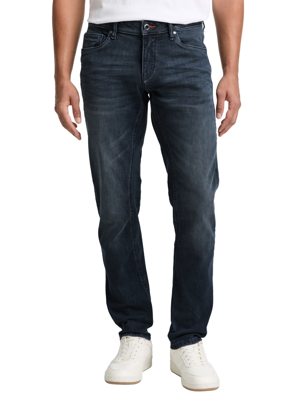 Pánské džíny TOM TAILOR TTCurt tapered tmavě modré-seprané - 36/34