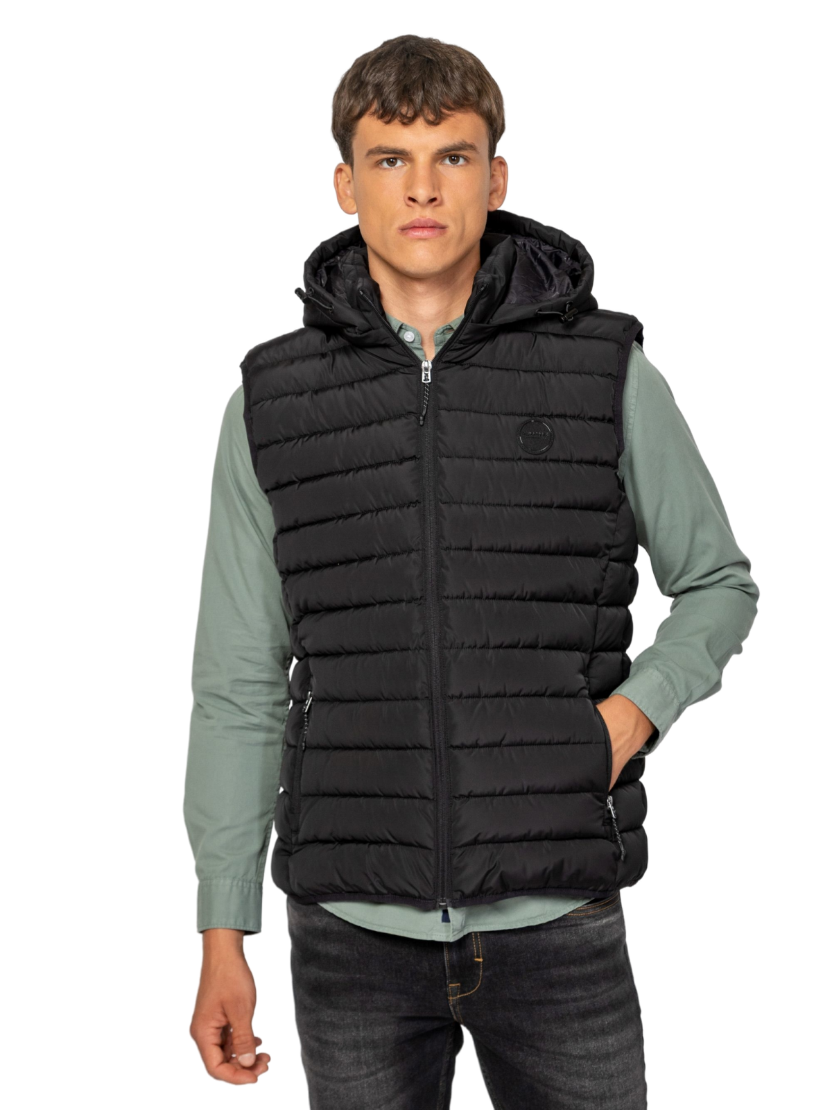 Pánská vesta HEAVY TOOLS Wanti černá - 3XL