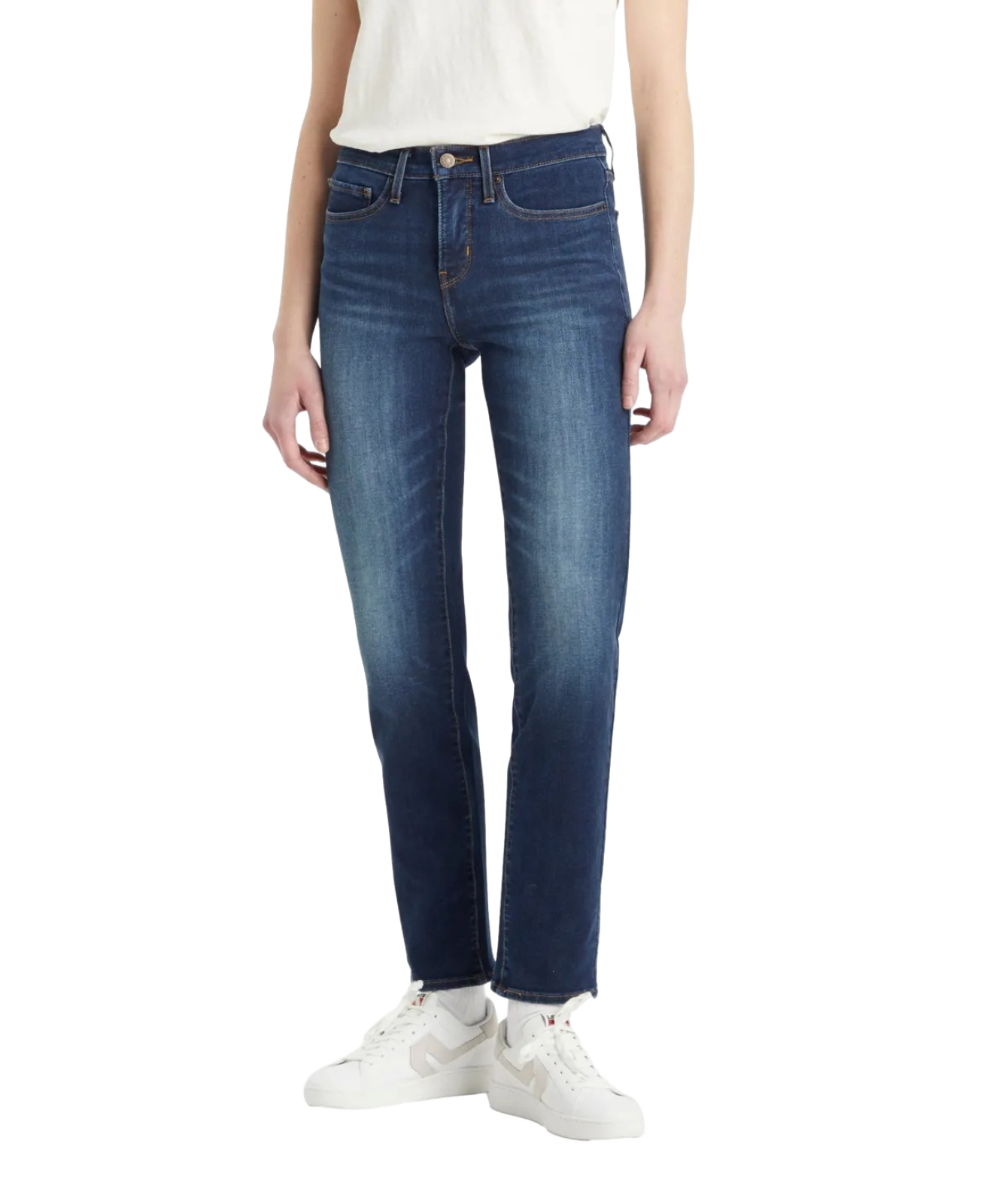 Dámské džíny Levis 312 tmavě modré-seprané - 32/32