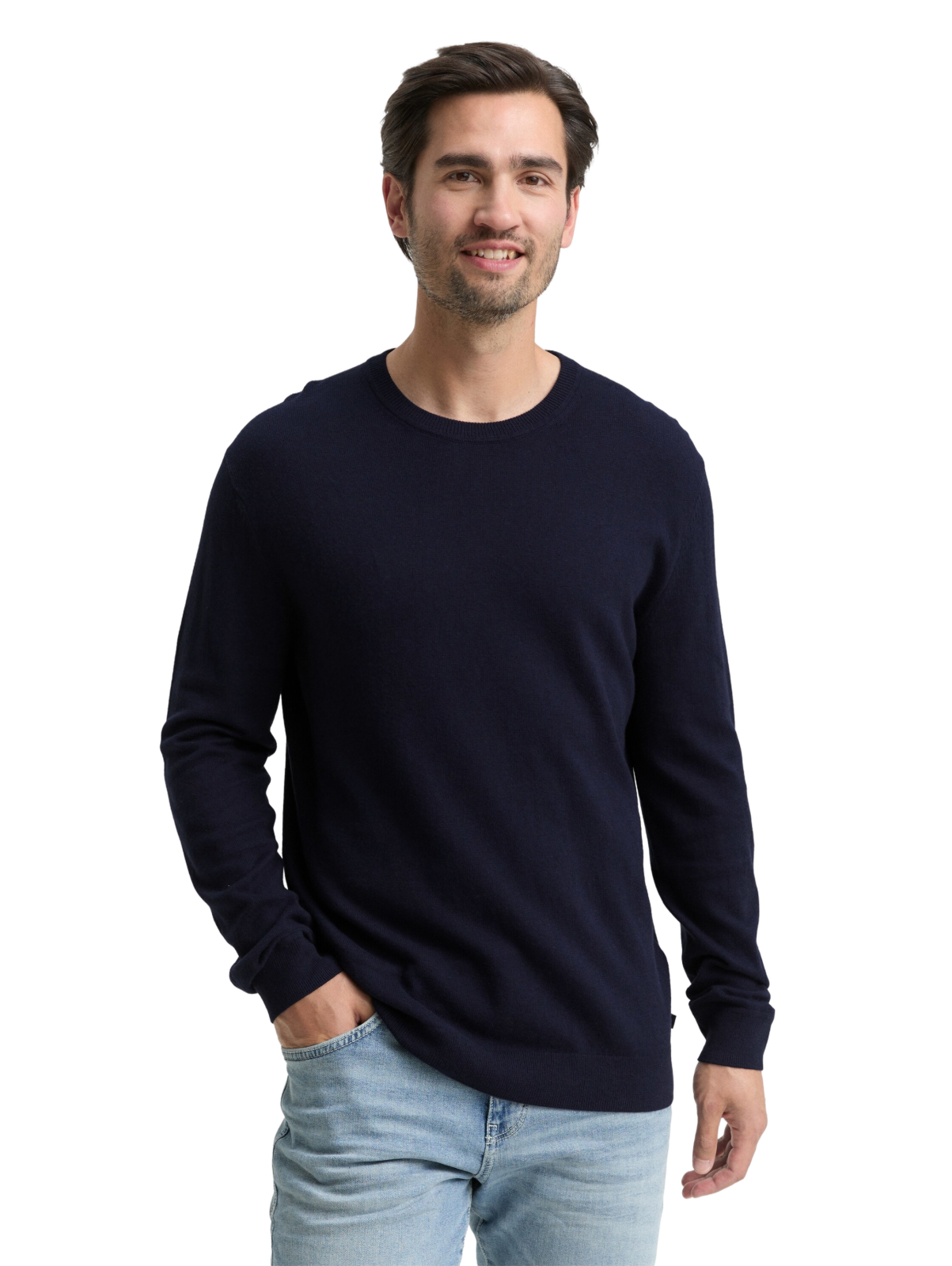 Pánský svetr TOM TAILOR modrý - XXL