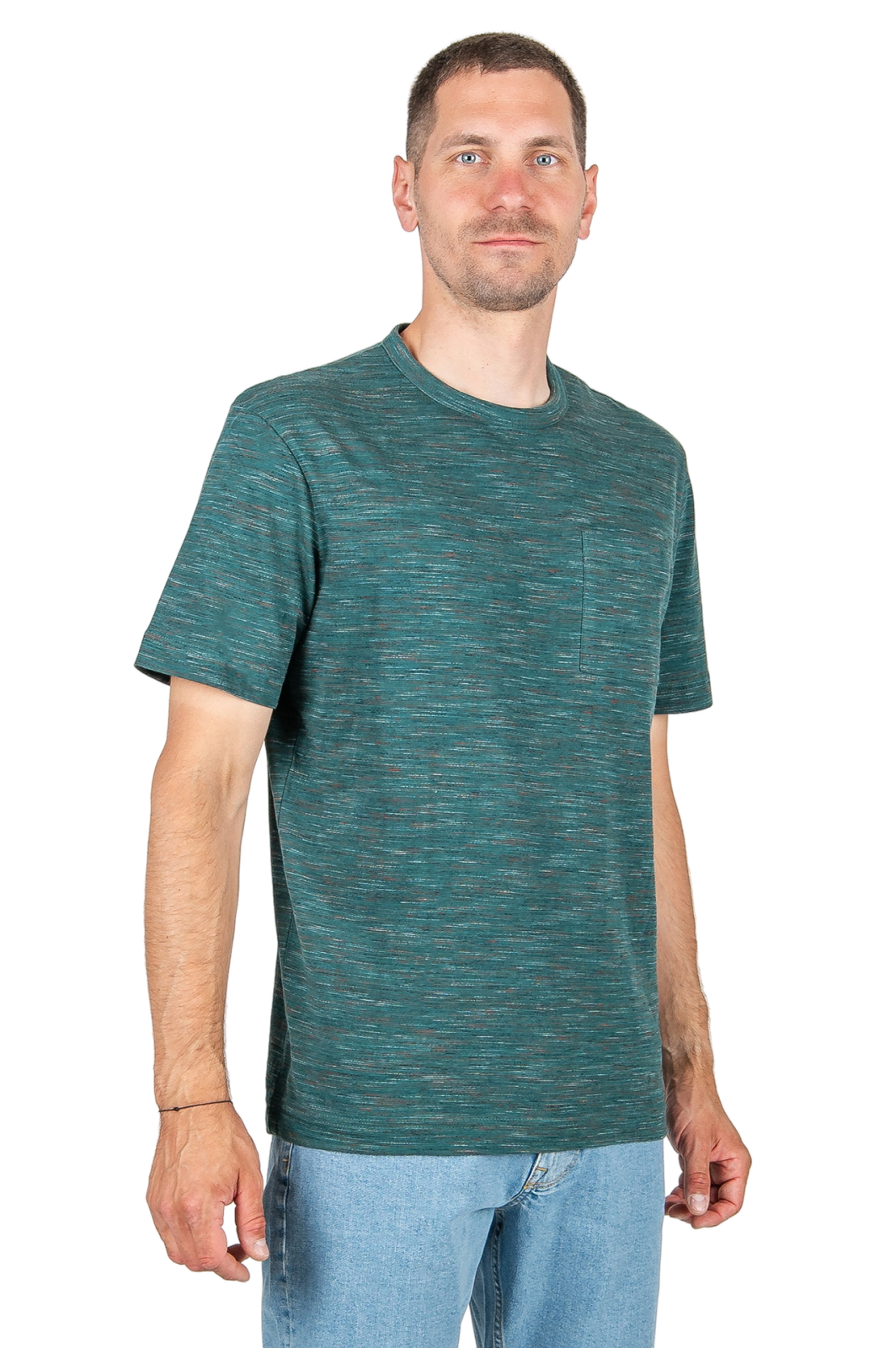 Pánské tričko TOM TAILOR zelené - XL