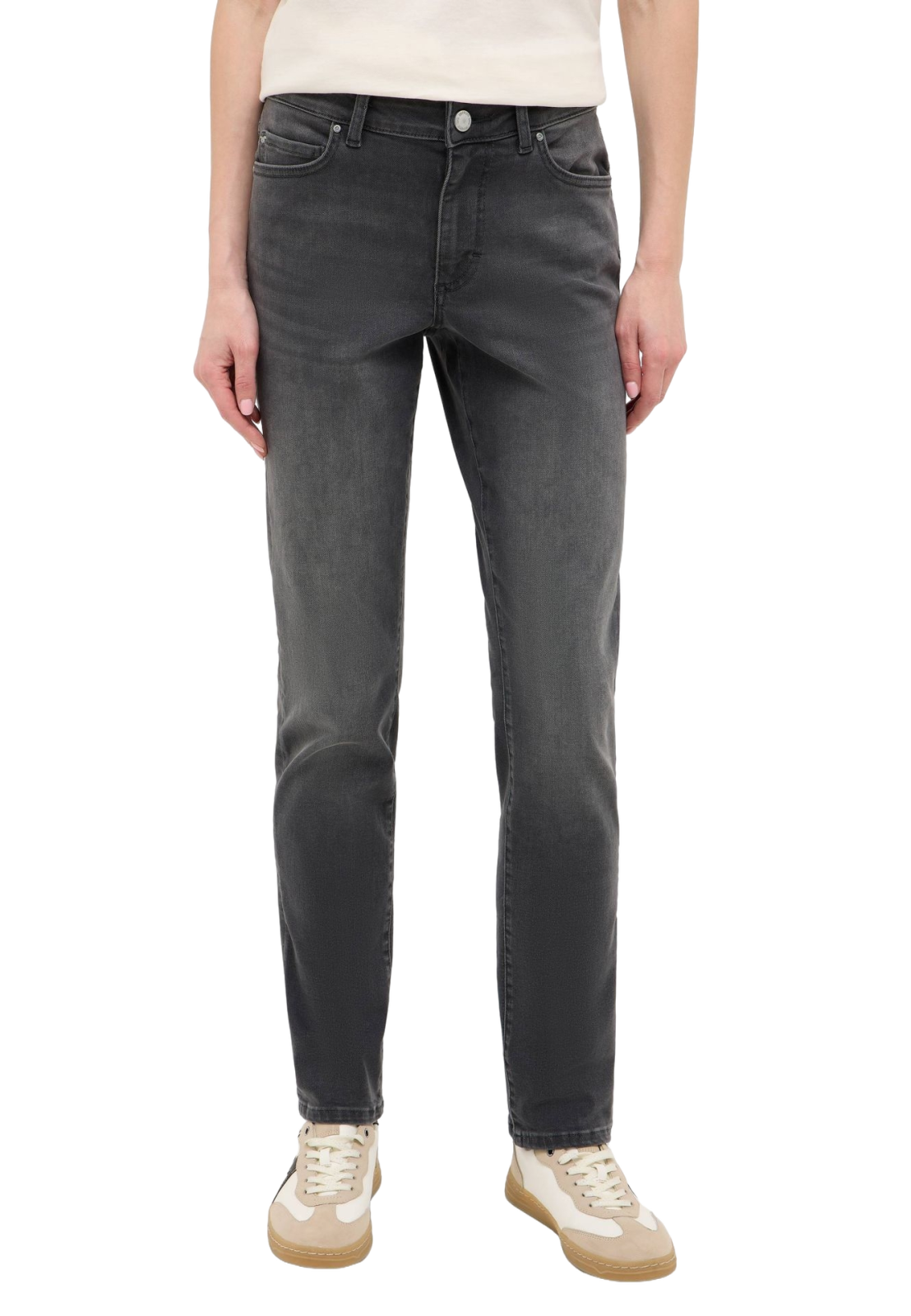 Dámské džíny MUSTANG Crosby Relaxed Slim šedé - 29/32