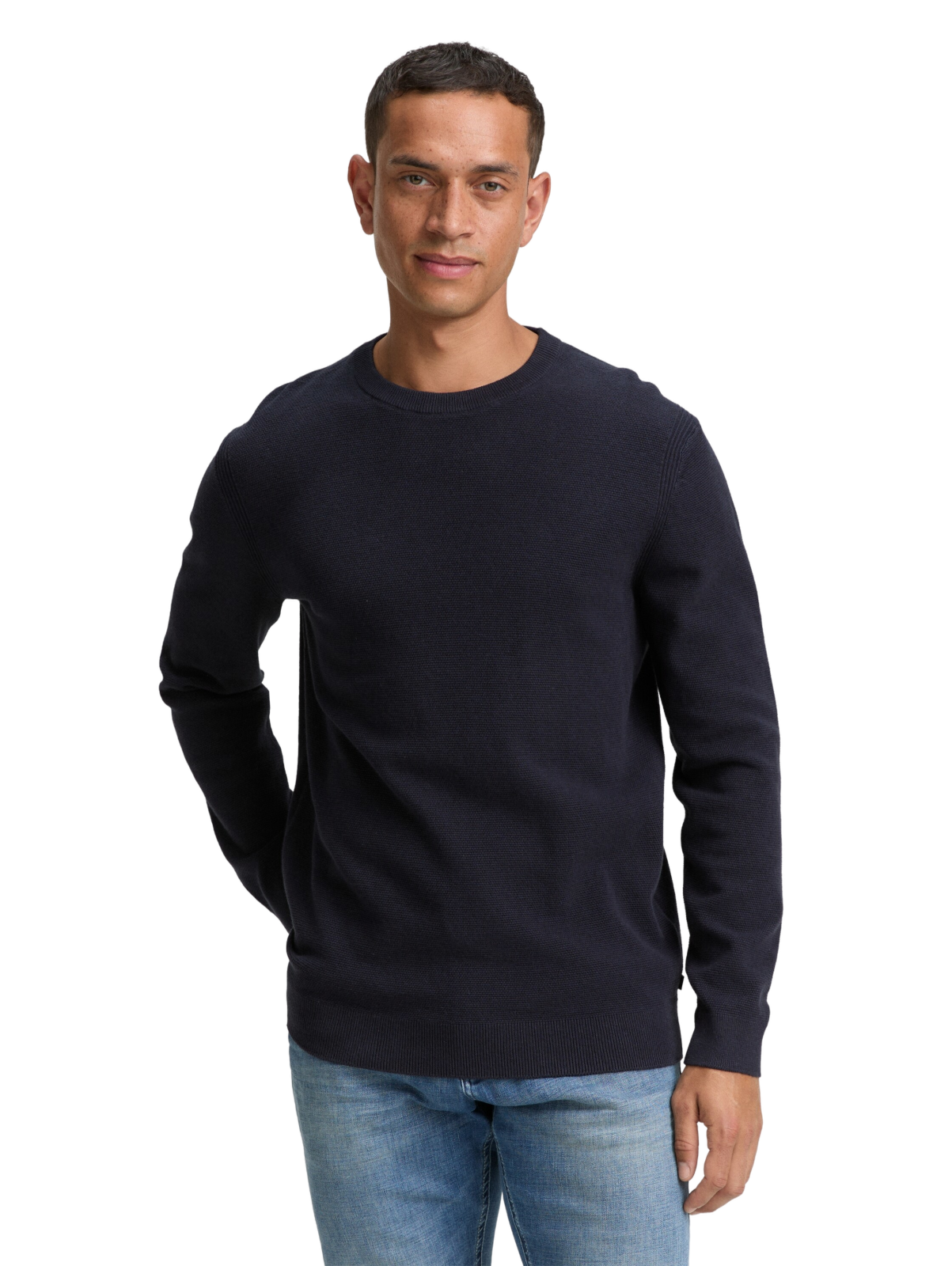 Pánský svetr TOM TAILOR modrý - XXL