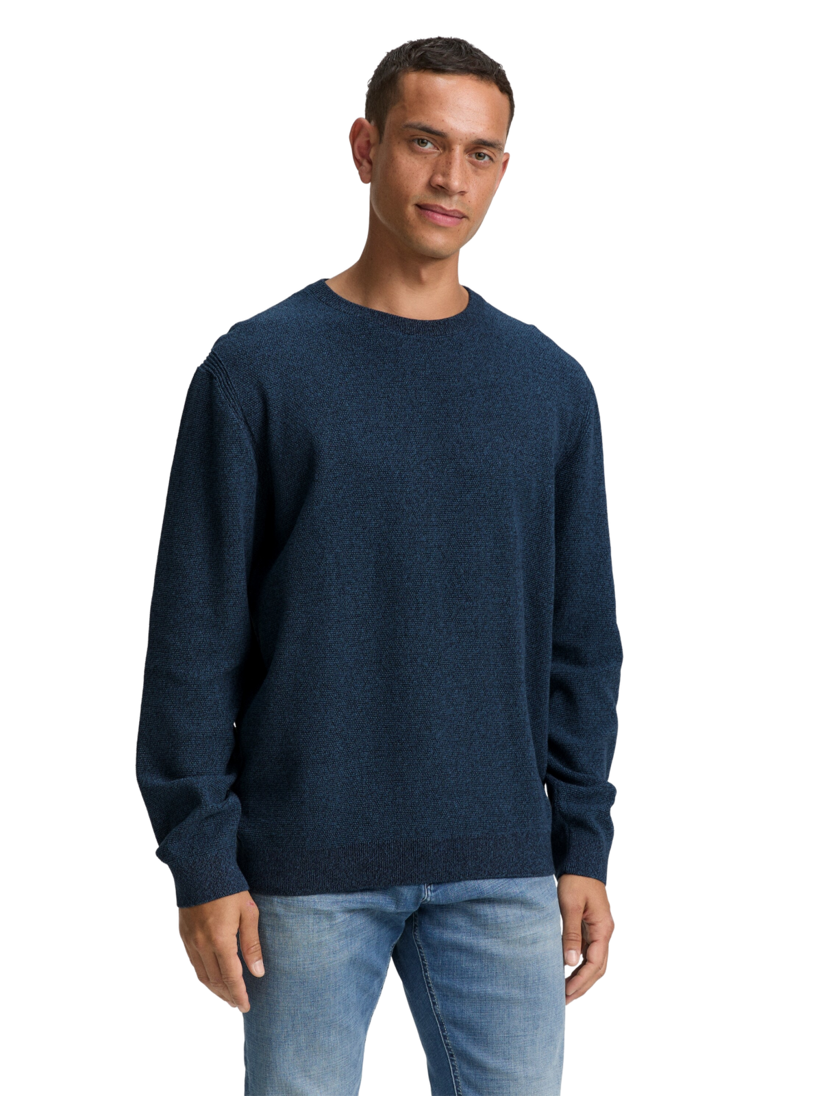 Pánský svetr TOM TAILOR modrý - XXL