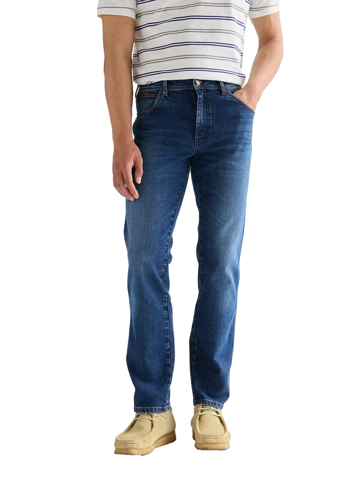 Pánské džíny WRANGLER Texas klasicky modré-seprané - 33/34