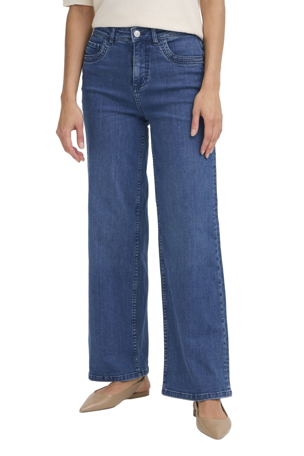Dámské jeans FRANSA modrá - 40