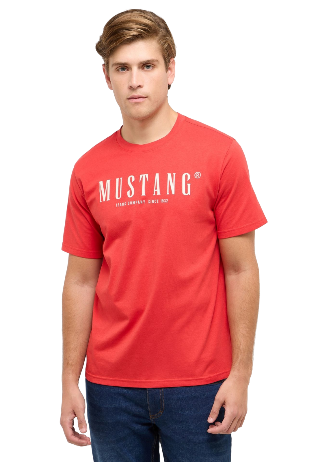 Pánské tričko MUSTANG červené - M