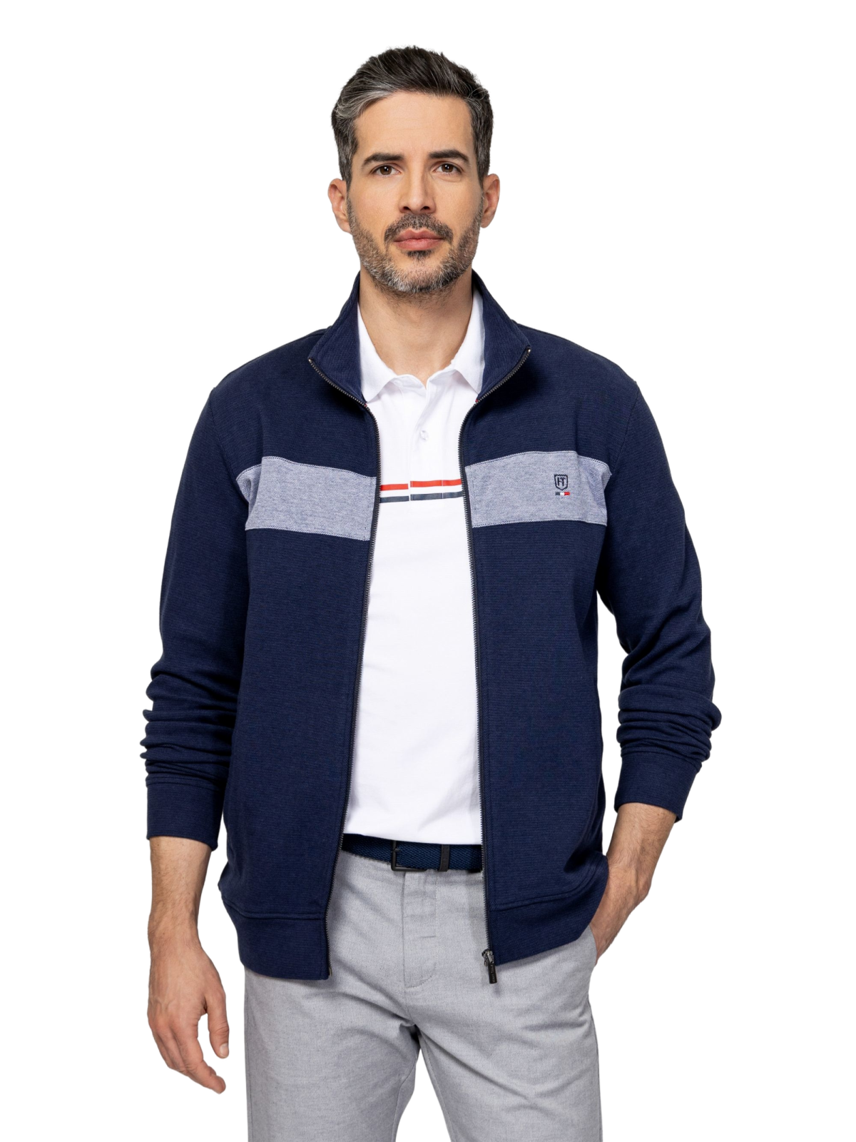 Pánská mikina HEAVY TOOLS Tirion modrá - 3XL