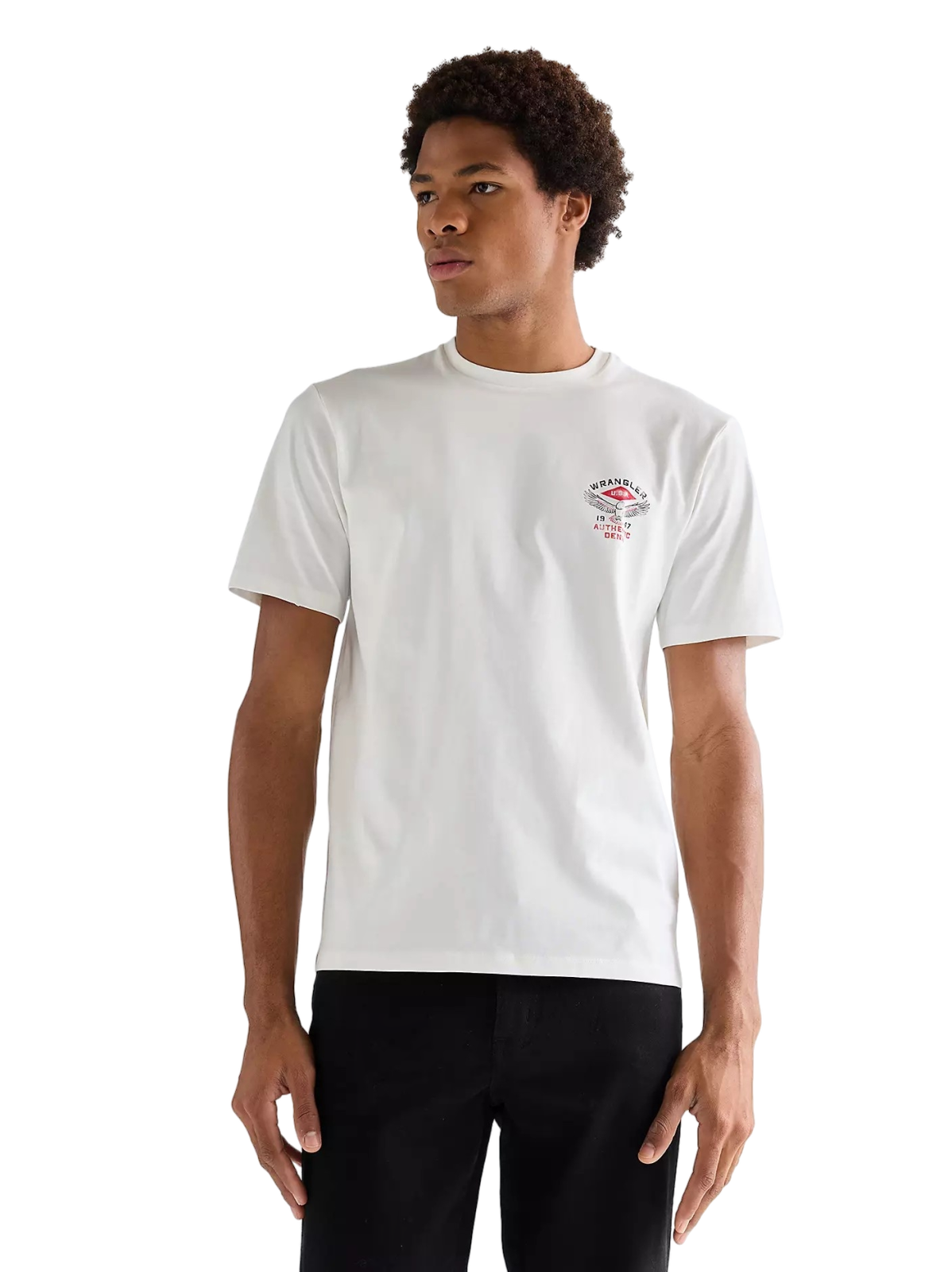 Pánské tričko WRANGLER bílé - XXL
