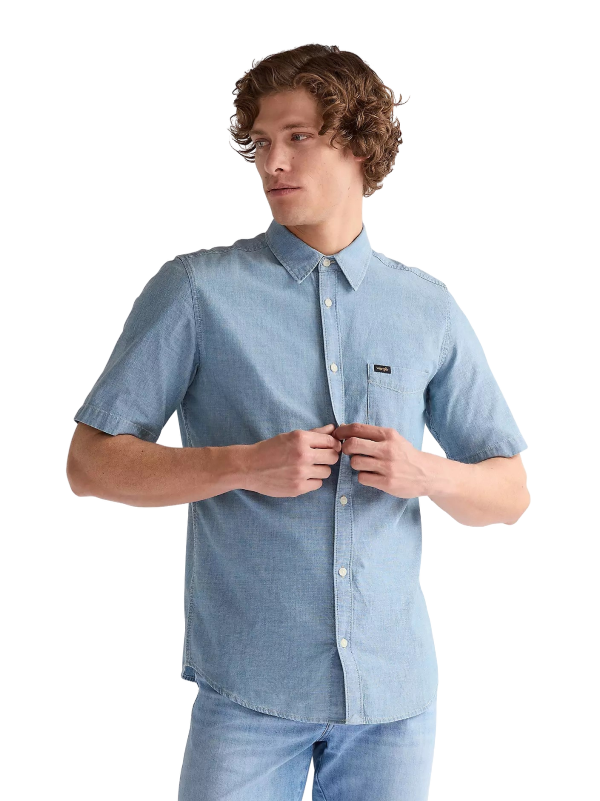 Pánská košile WRANGLER modrá - L