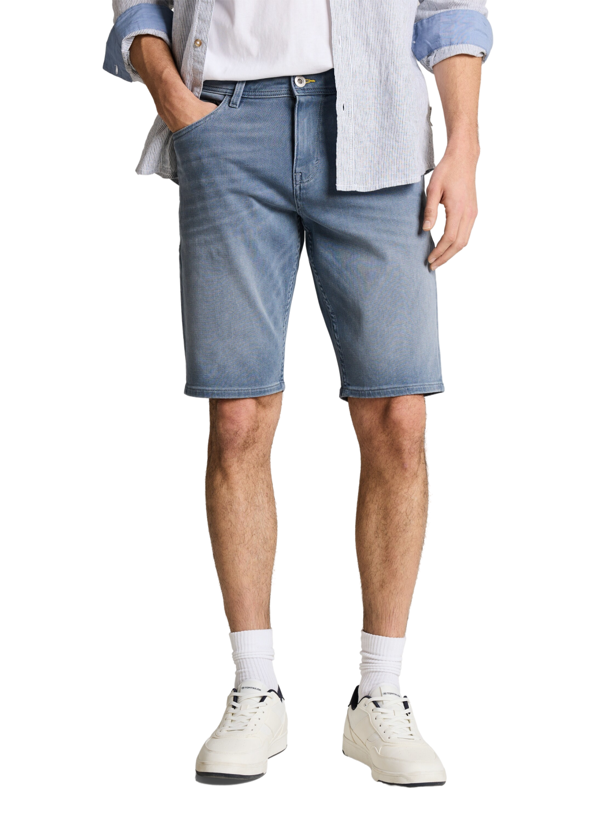 Pánské džínové kraťasy TOM TAILOR modré - 29