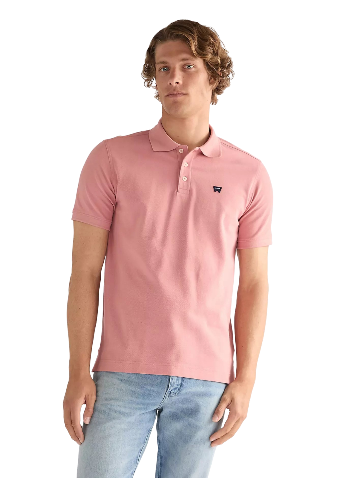 Pánská polokošile WRANGLER růžová - M