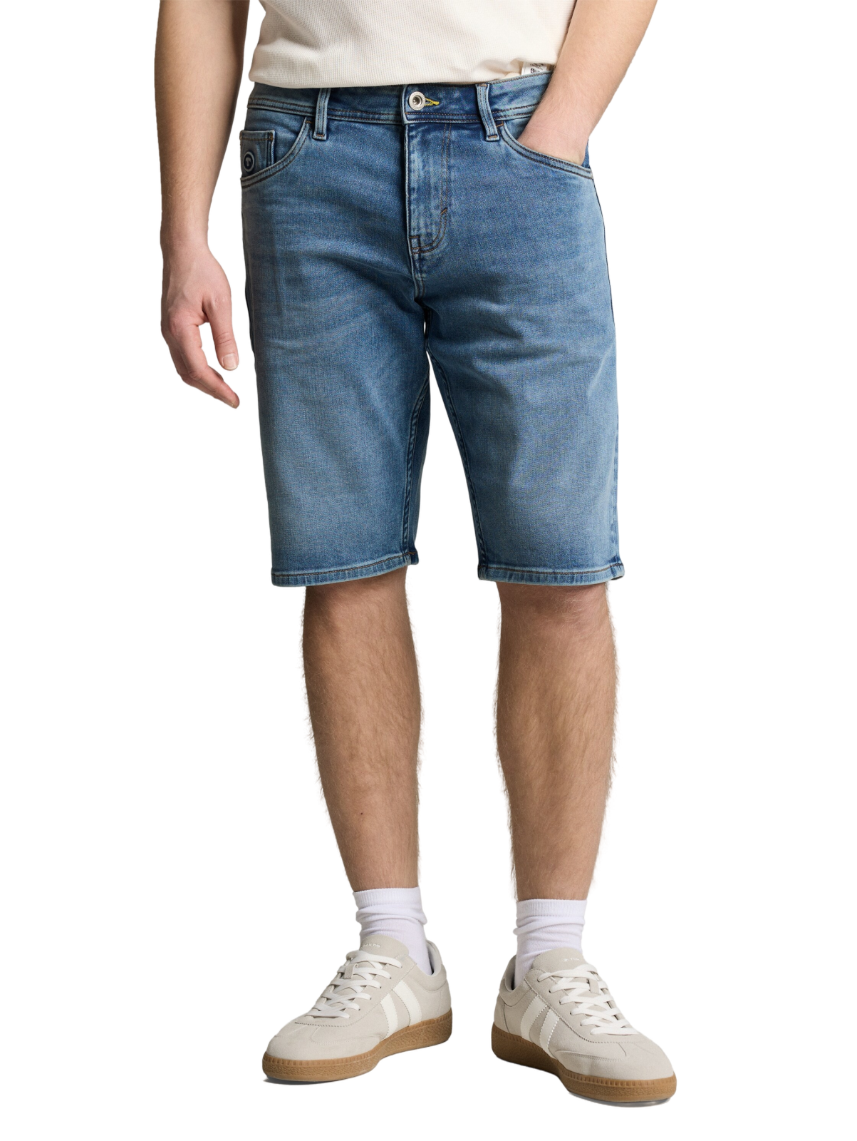 Pánské džínové kraťasy TOM TAILOR TTJosh modré - 32