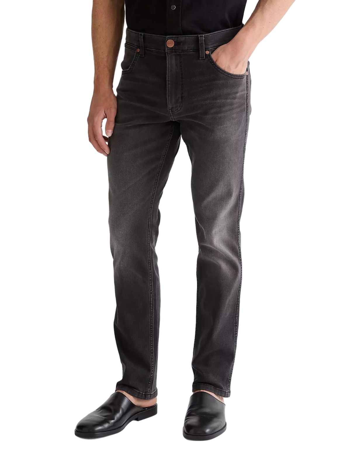 Pánské džíny WRANGLER Greensboro šedé - 33/30