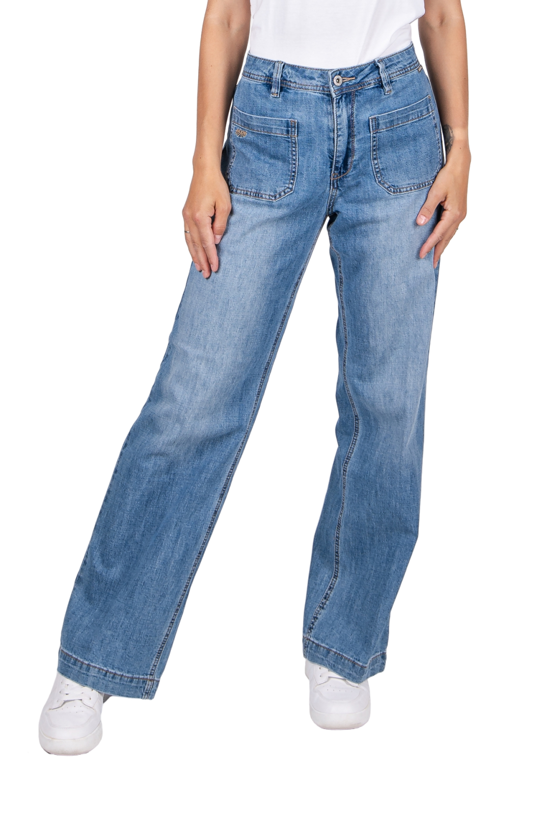 Dámské jeans RED BUTTON modrá - 34/31
