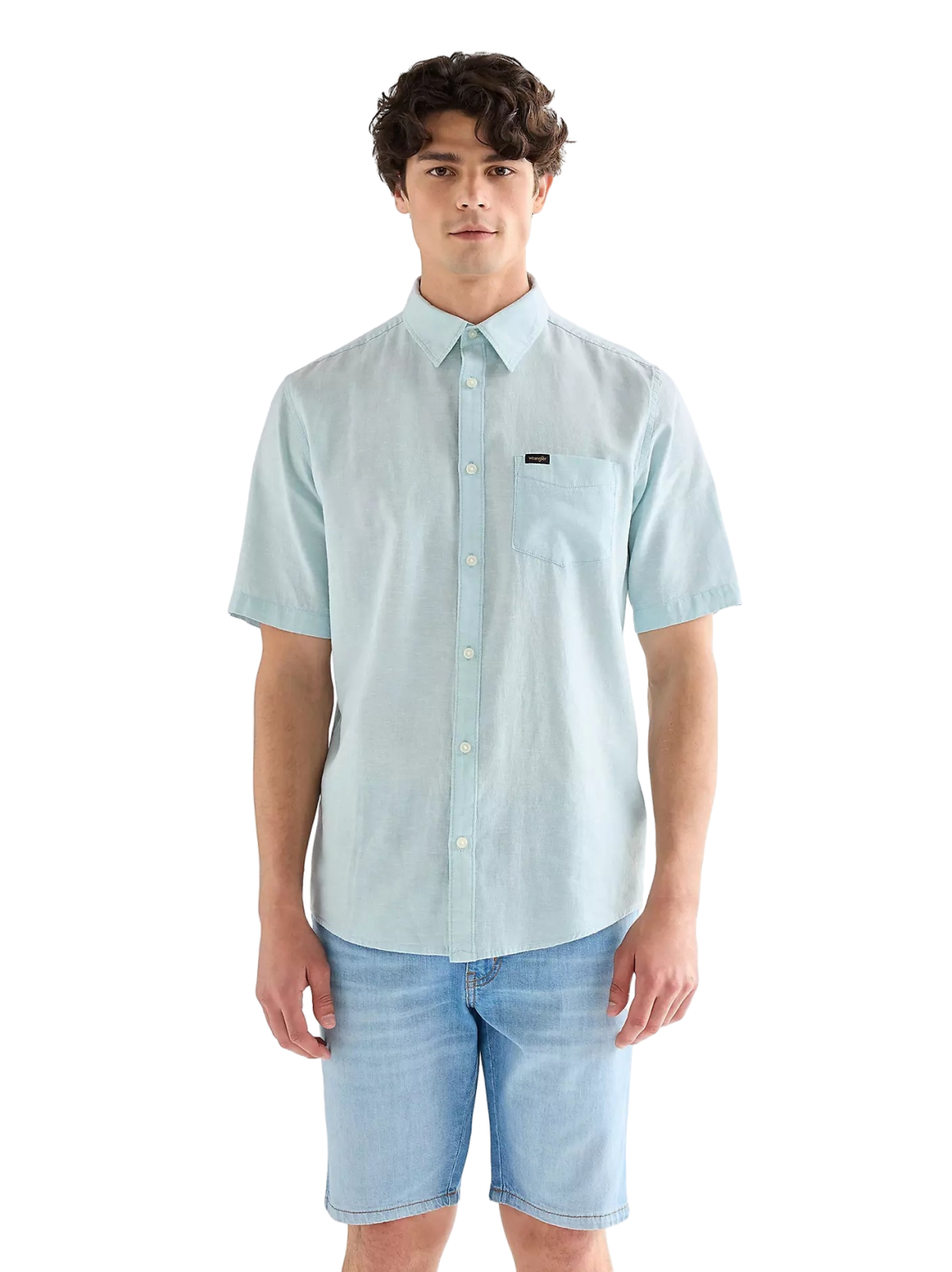 Pánská košile WRANGLER modrá - M