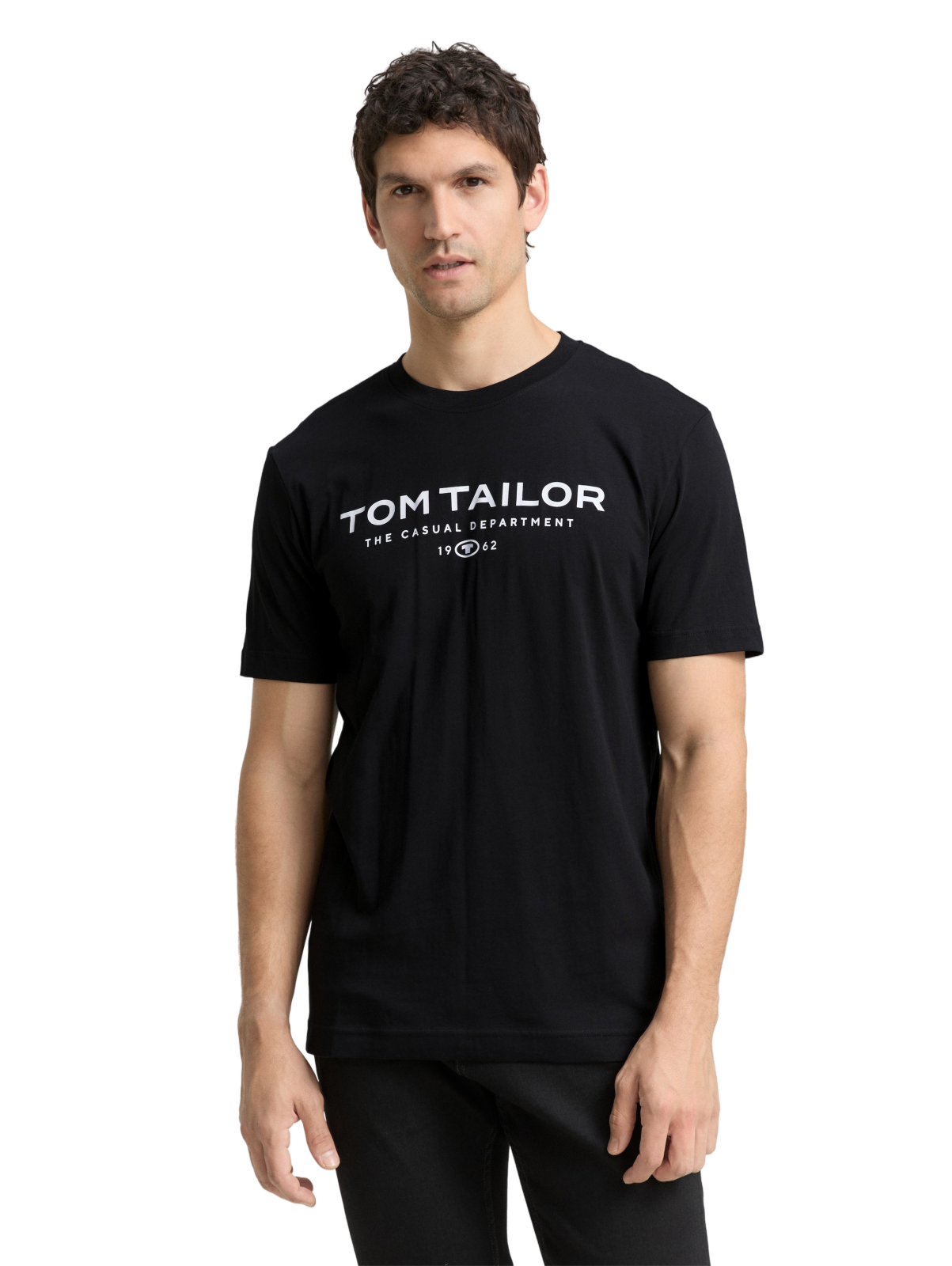 Pánské tričko TOM TAILOR černé - L