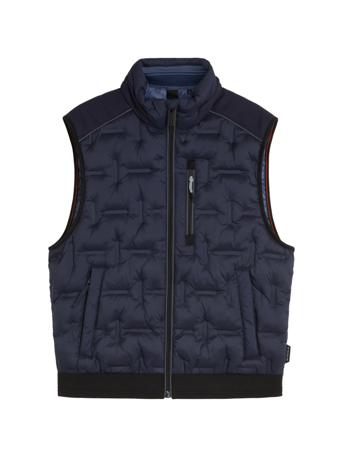 Pánská vesta TOM TAILOR modrá - XL