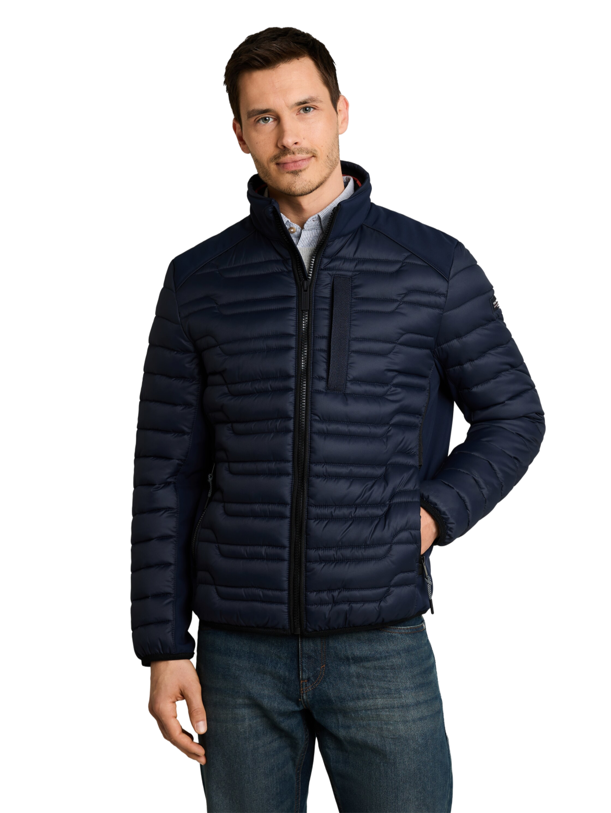 Pánská bunda TOM TAILOR modrá - XXL