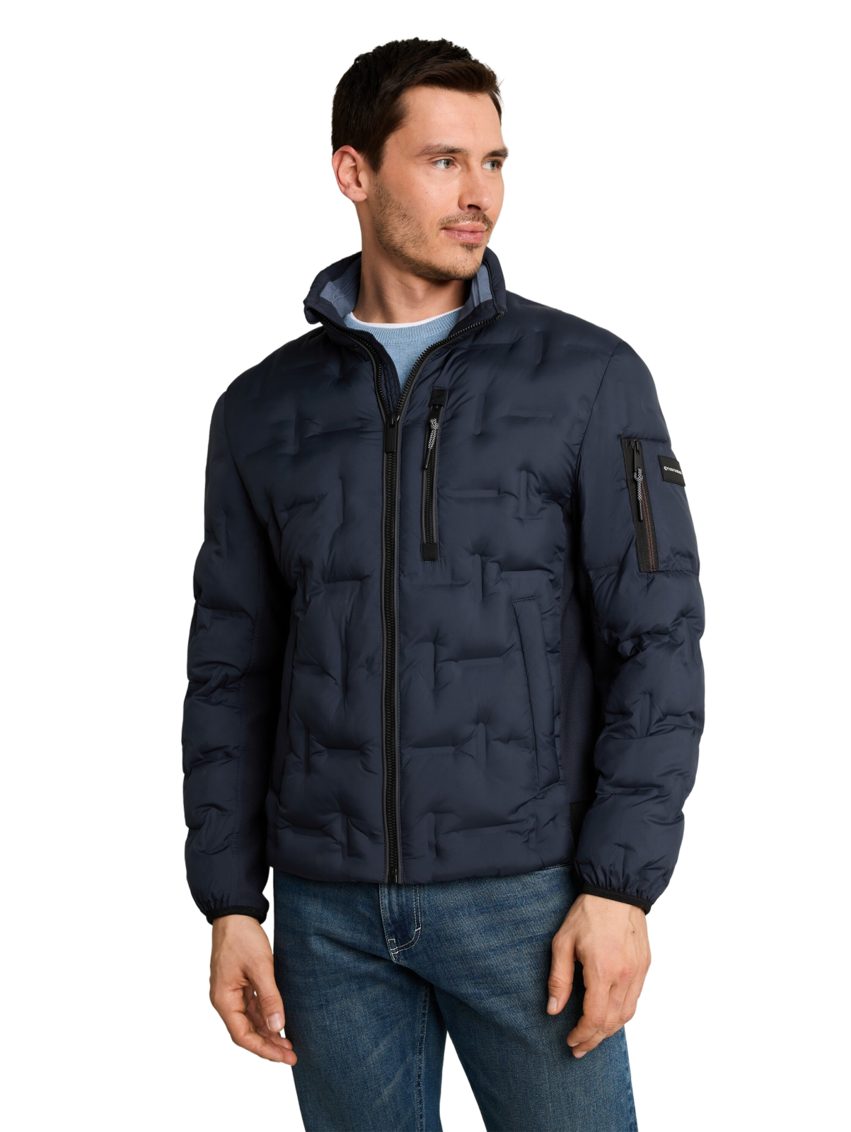 Pánská bunda TOM TAILOR modrá - 3XL