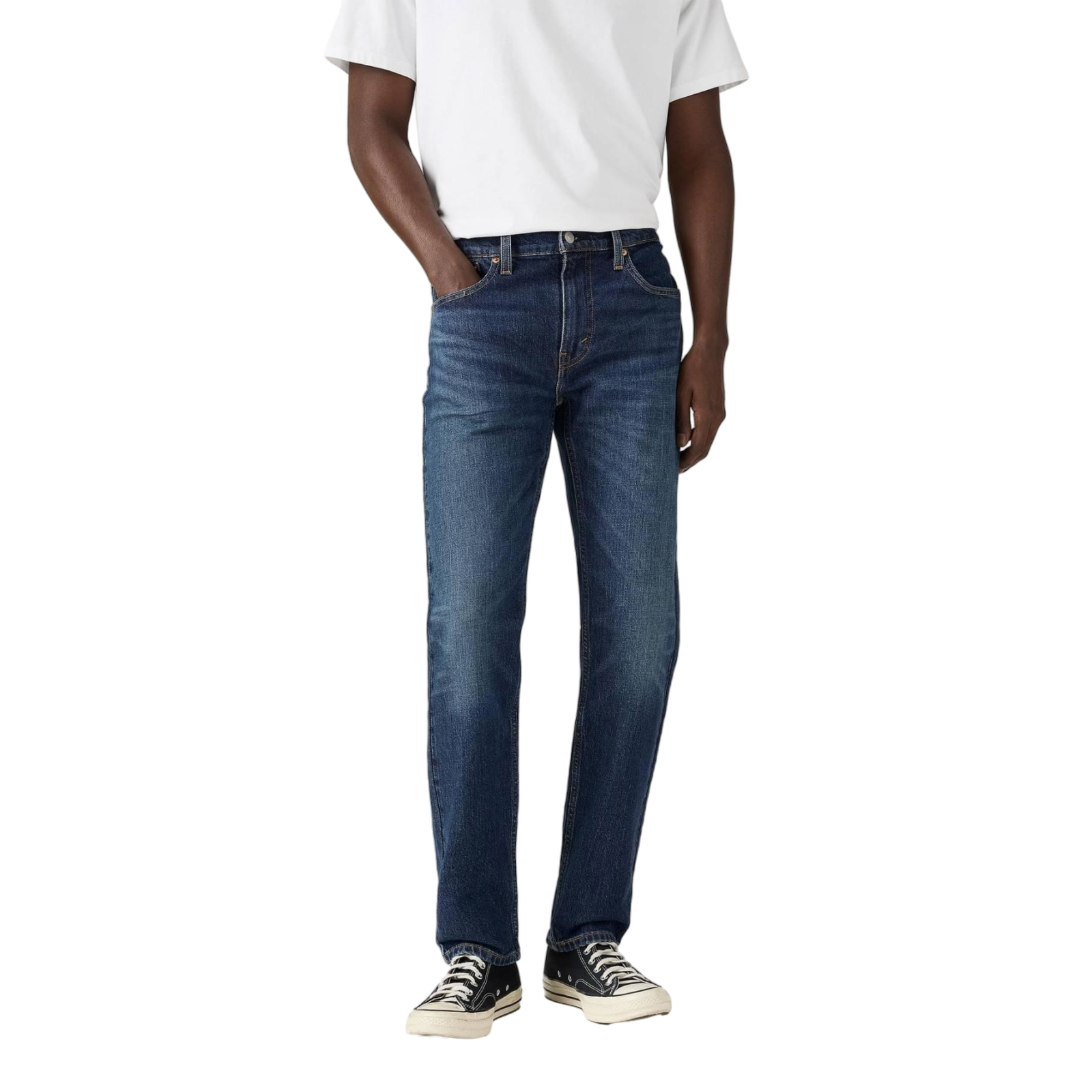 Pánské džíny LEVI'S 502 tmavě modré-seprané - 38/32
