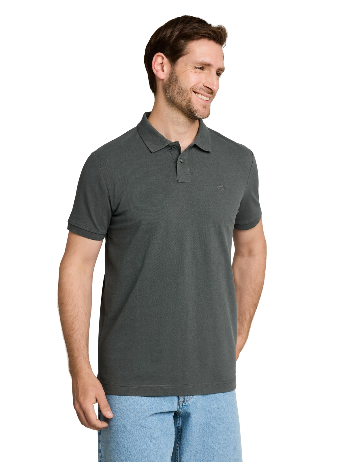 Pánské tričko TOM TAILOR zelené - XL