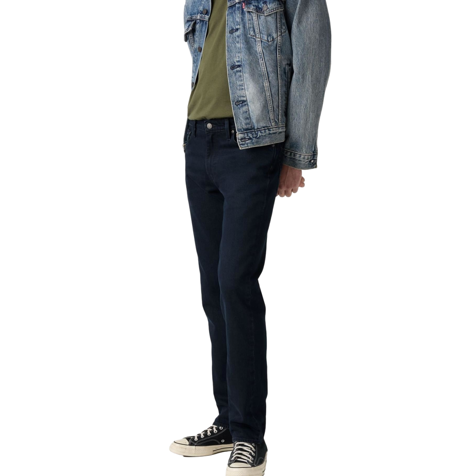 Pánské džíny LEVI'S 511 tmavě modré-seprané - 32/32