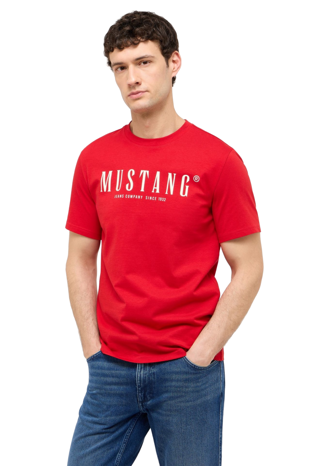 Pánské tričko MUSTANG červené - M
