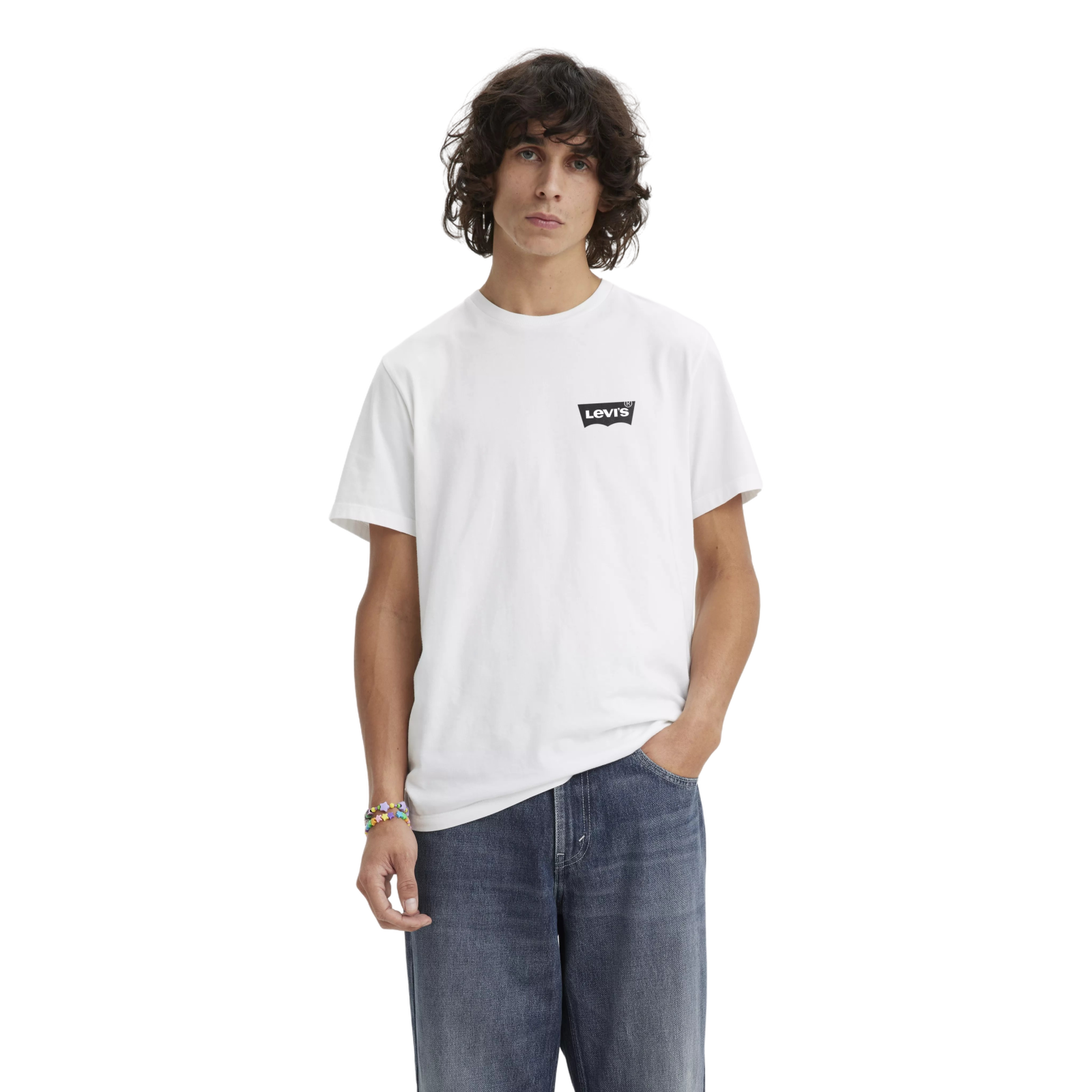 Pánské tričko LEVI'S bílé - XXL