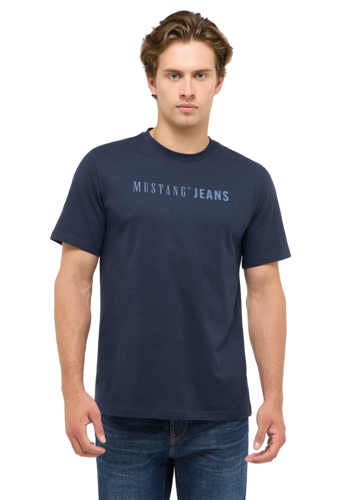 Pánské tričko  MUSTANG modré - XL