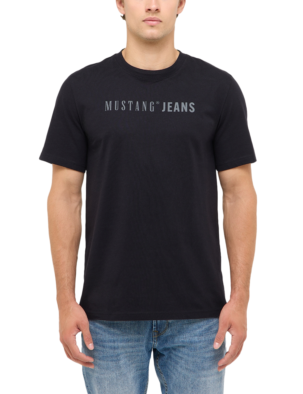 Pánské tričko MUSTANG černé - L
