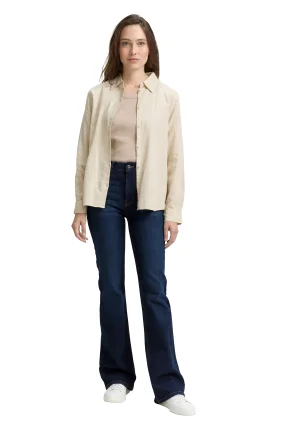 Dámské džíny TOM TAILOR TTStella Bootcut tmavě modré-seprané - 26/34