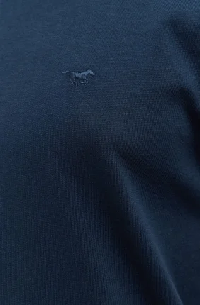 Pánské tričko  MUSTANG modré - XXL