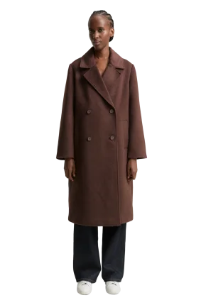Dámský kabát TOM TAILOR hnědý - M