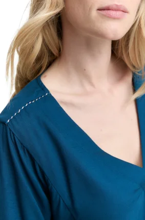 Dámská halenka TOM TAILOR modrá - 36