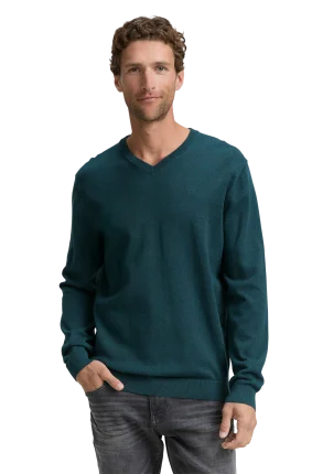Pánský svetr TOM TAILOR zelený - XXL