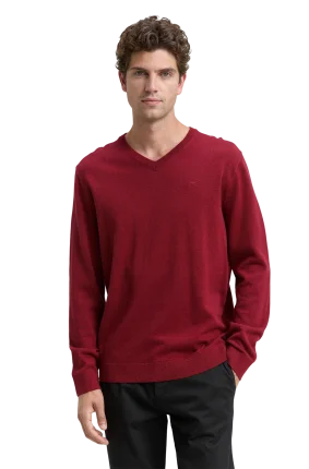 Pánský svetr TOM TAILOR červený - M