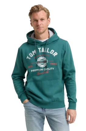 Pánská mikina TOM TAILOR zelená - M