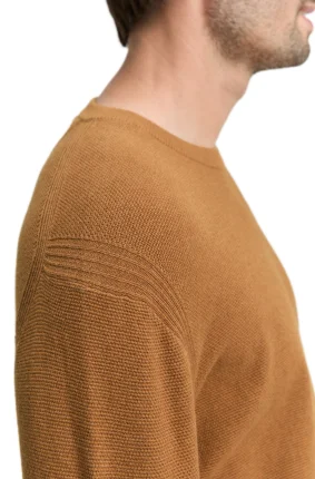 Pánský svetr TOM TAILOR hnědý - XXL