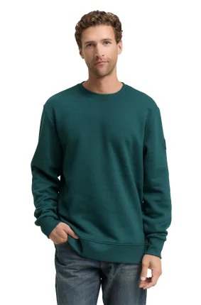 Pánská mikina TOM TAILOR zelená - XL