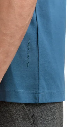 Pánské tričko TOM TAILOR modré - XXL
